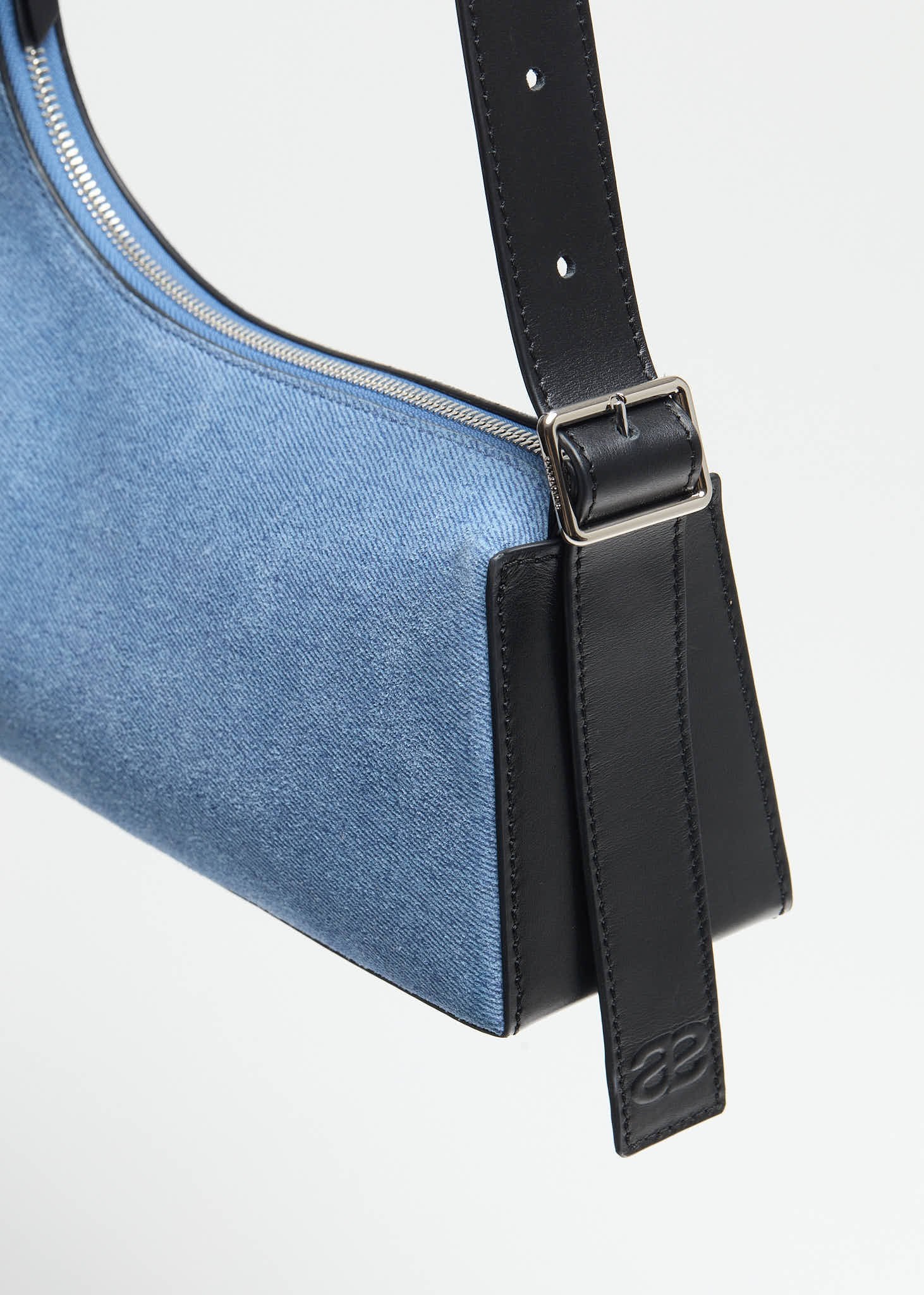 Petit Gondol - Suede Denim & Black