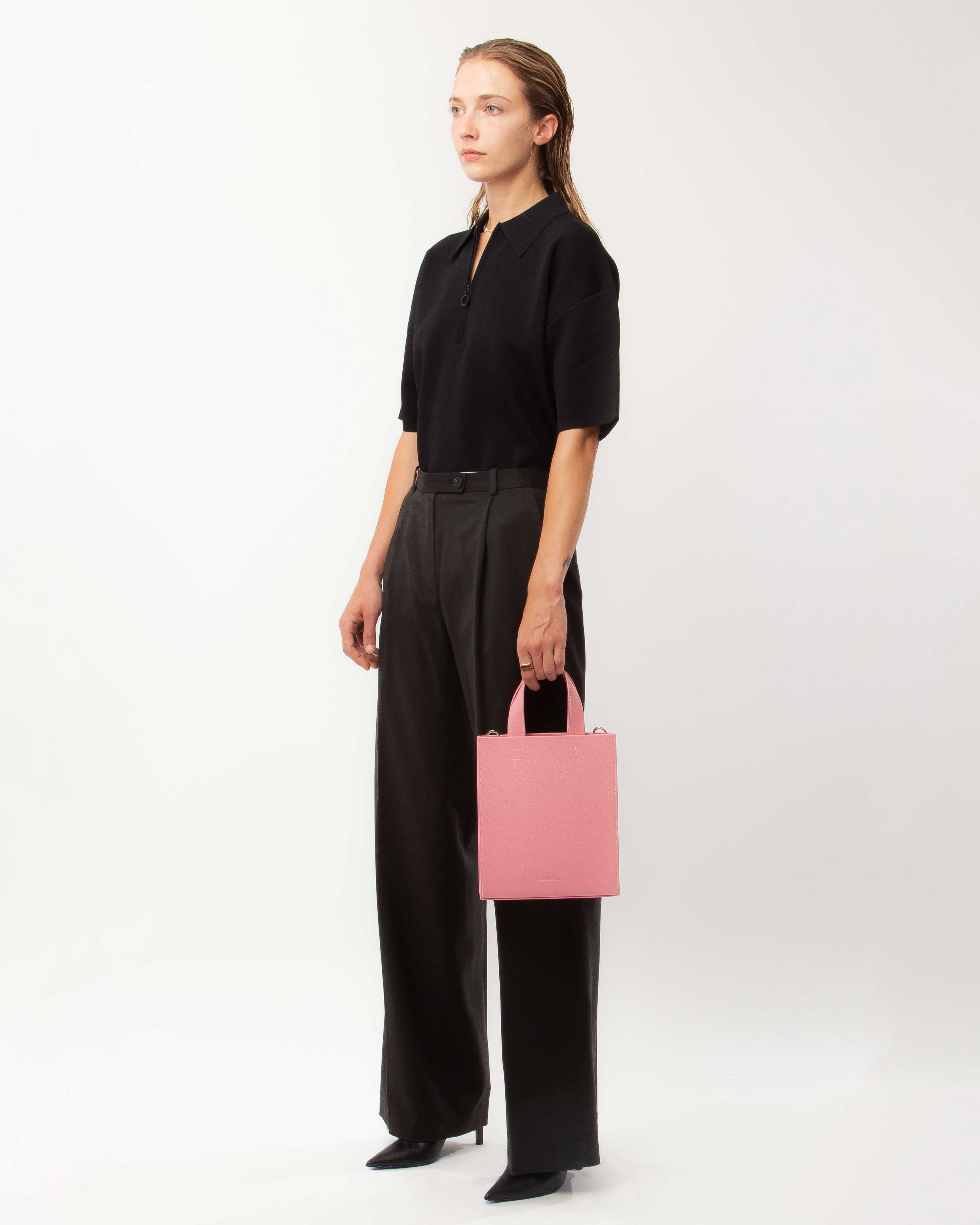 Tote - Pink Grained