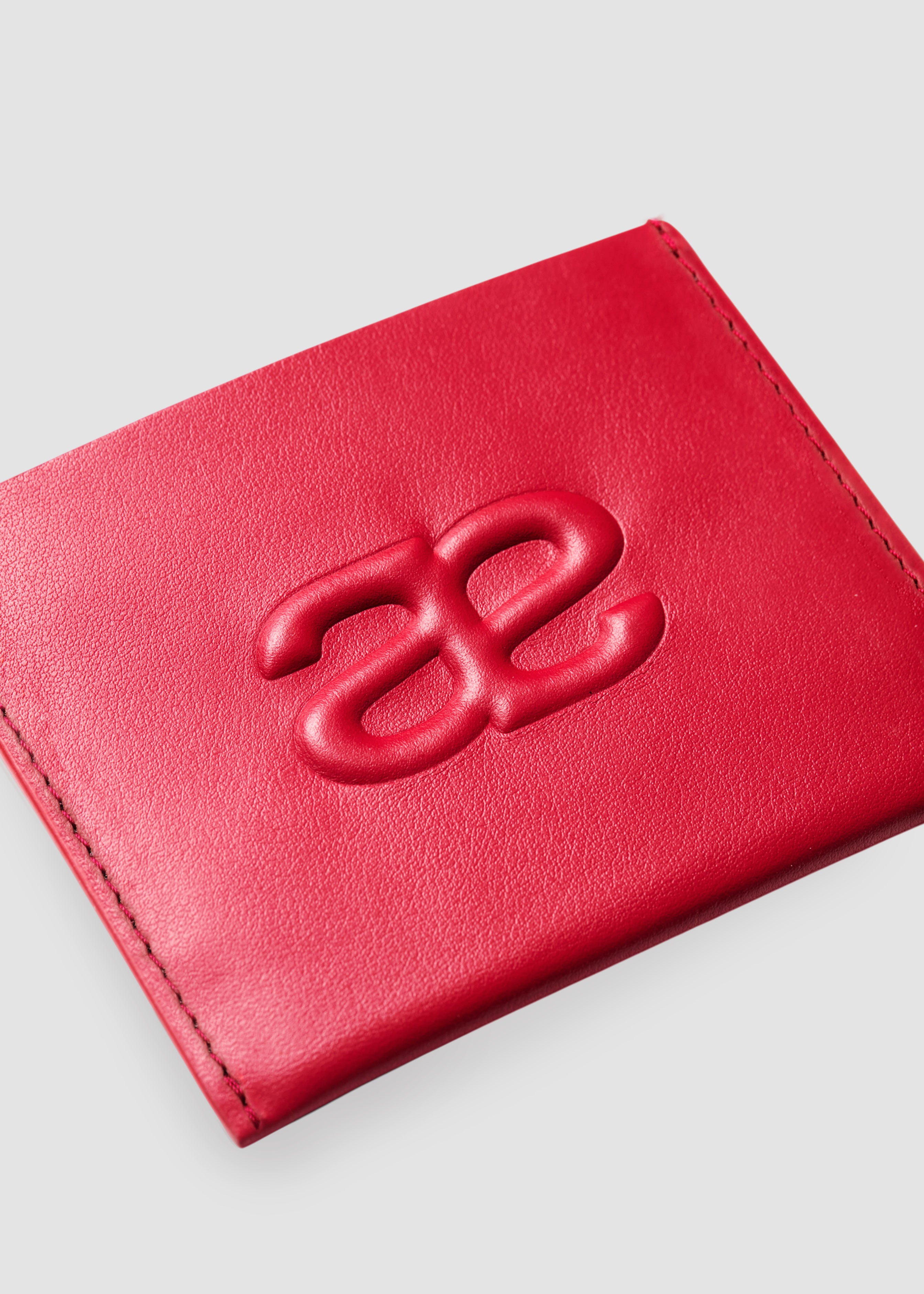 Cardholder - Red Smooth