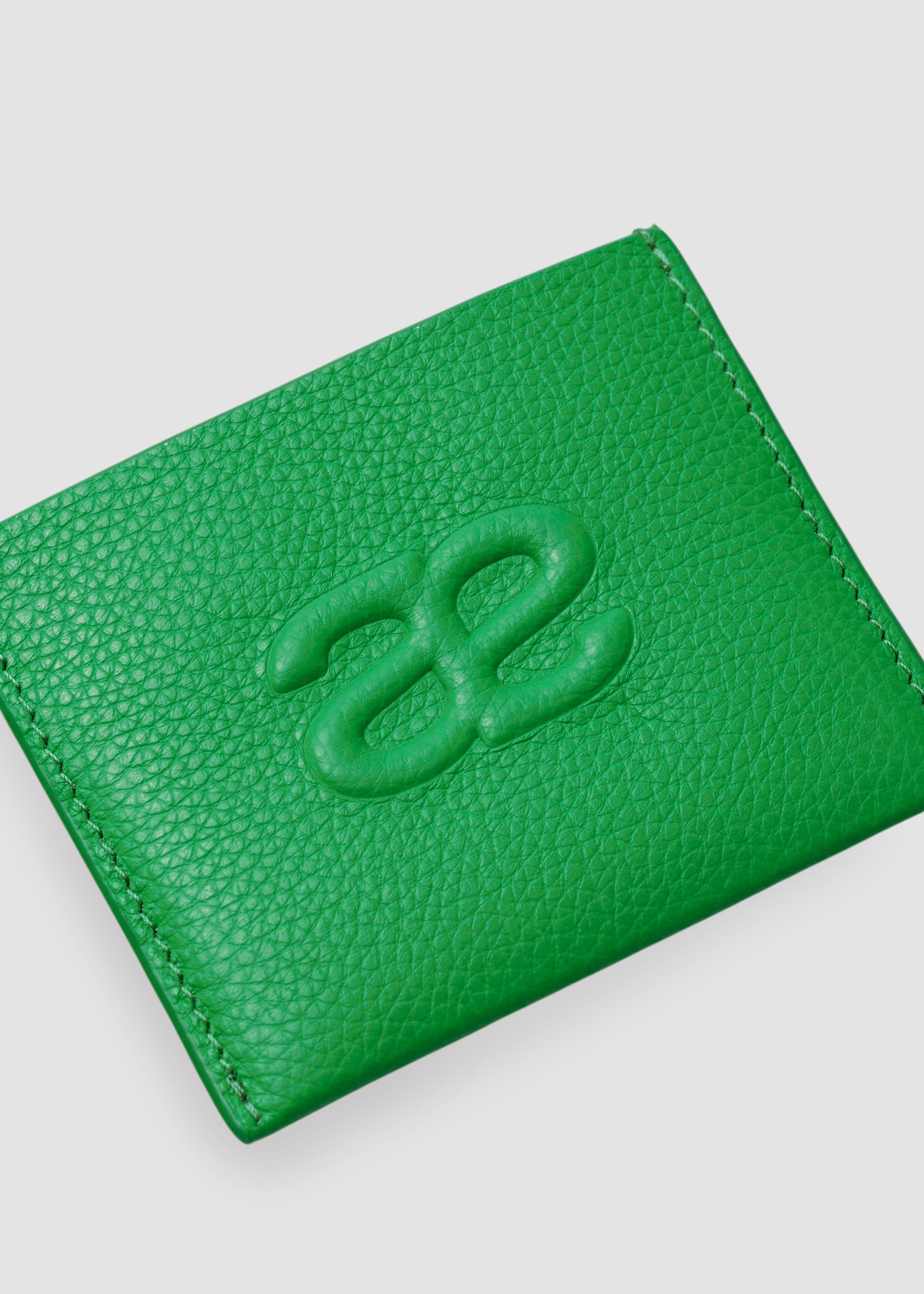 Cardholder - Flashy Green Grained