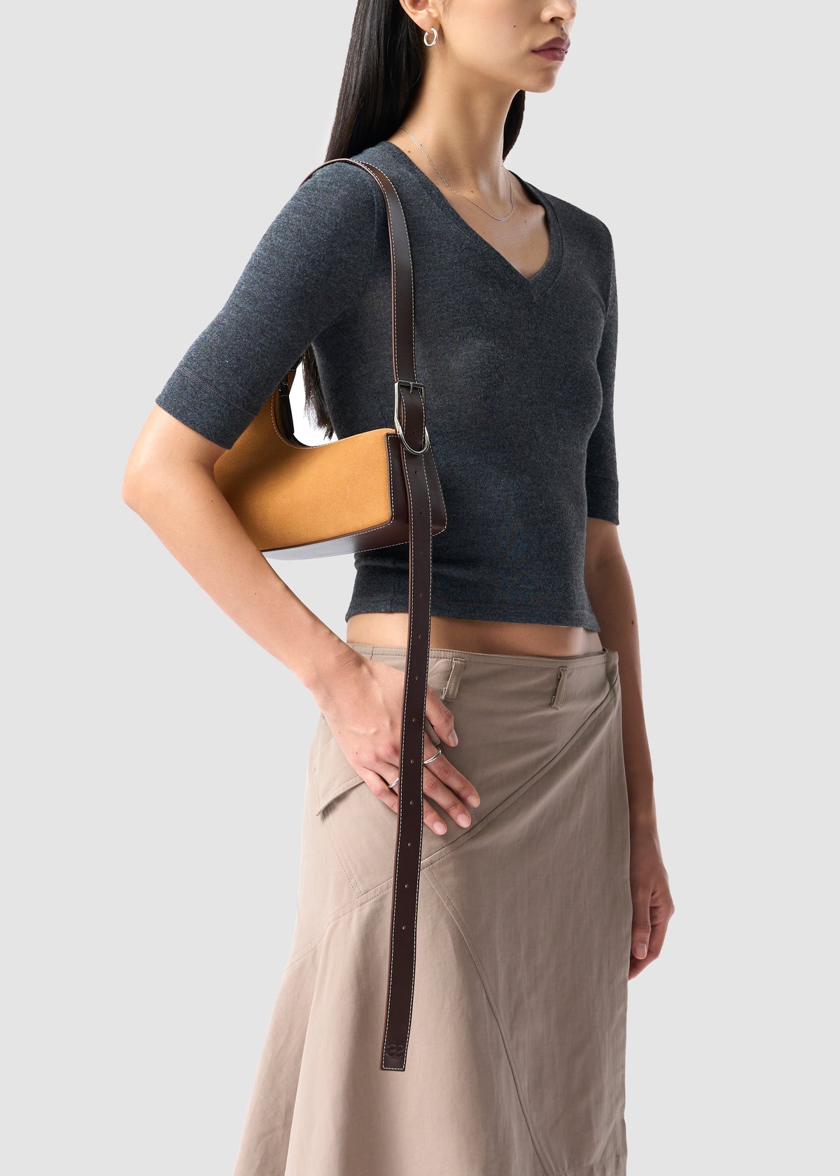 Petit Gondol - Suede Camel & Marron
