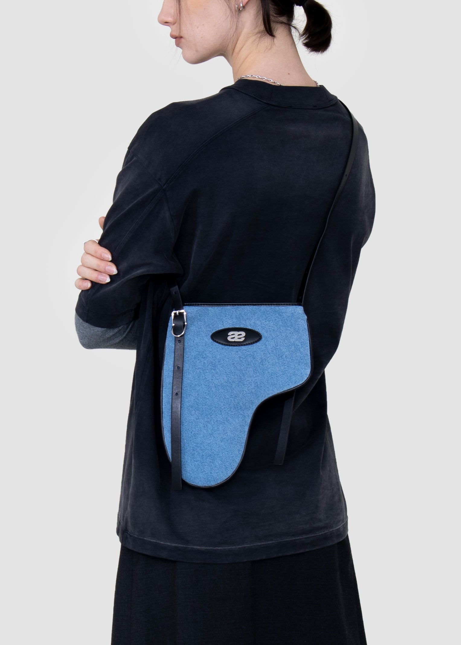 Bellatrix - Suede Denim & Black