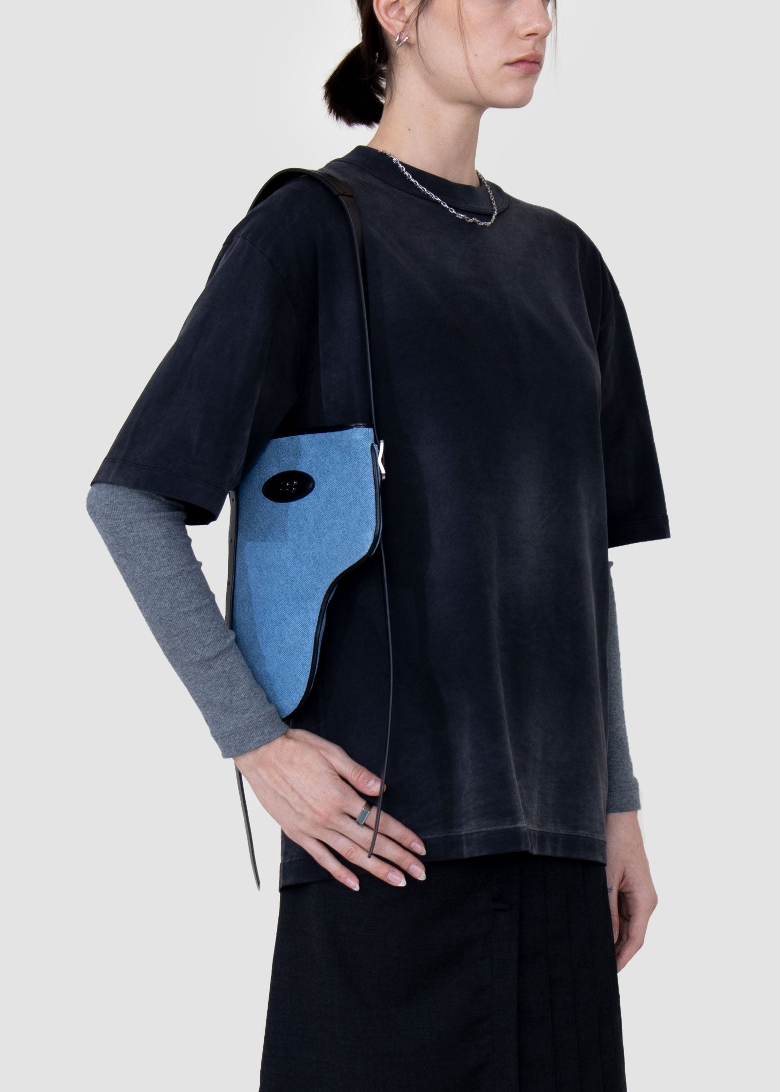 Bellatrix - Suede Denim & Black