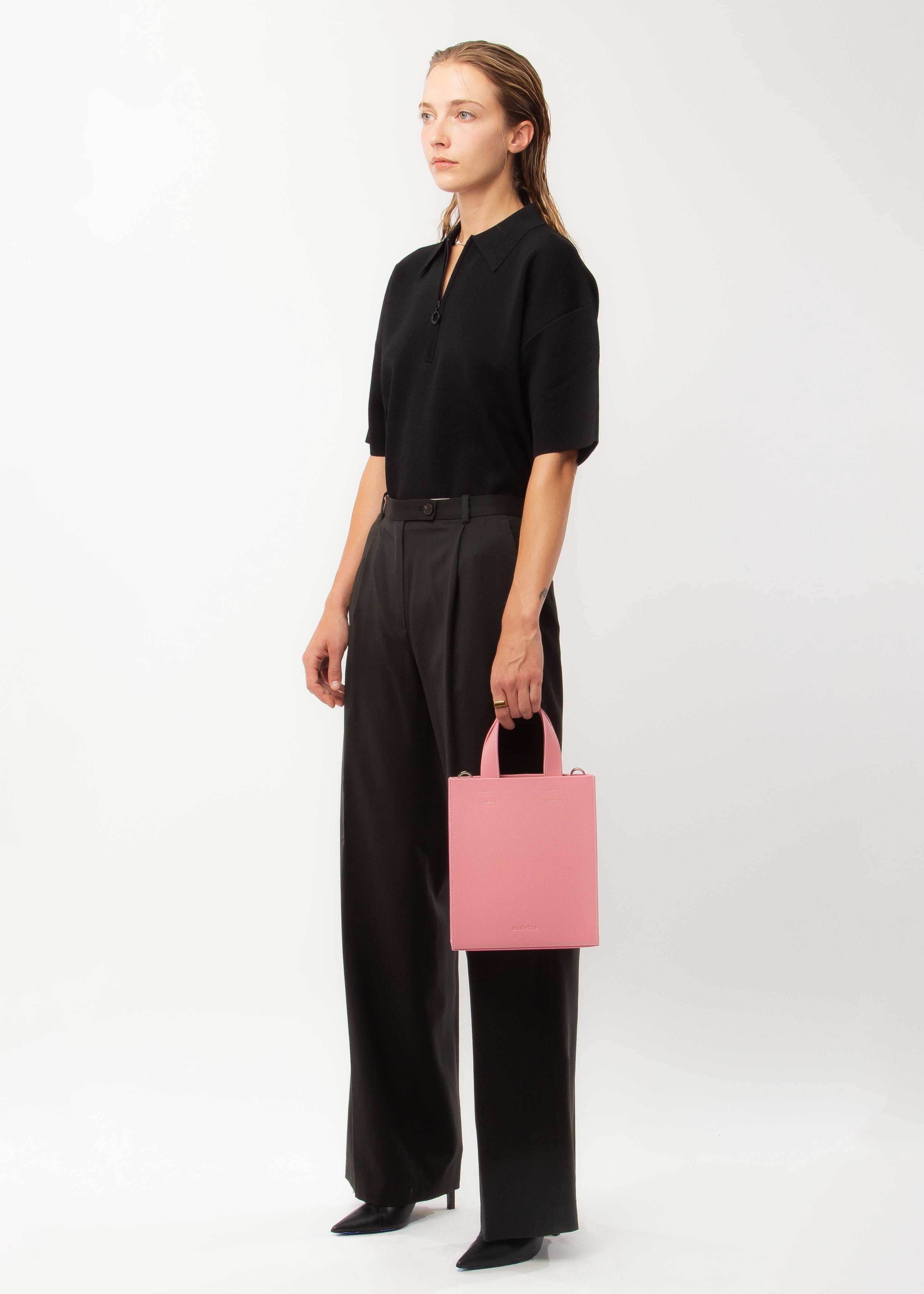 Tote - Pink Grained