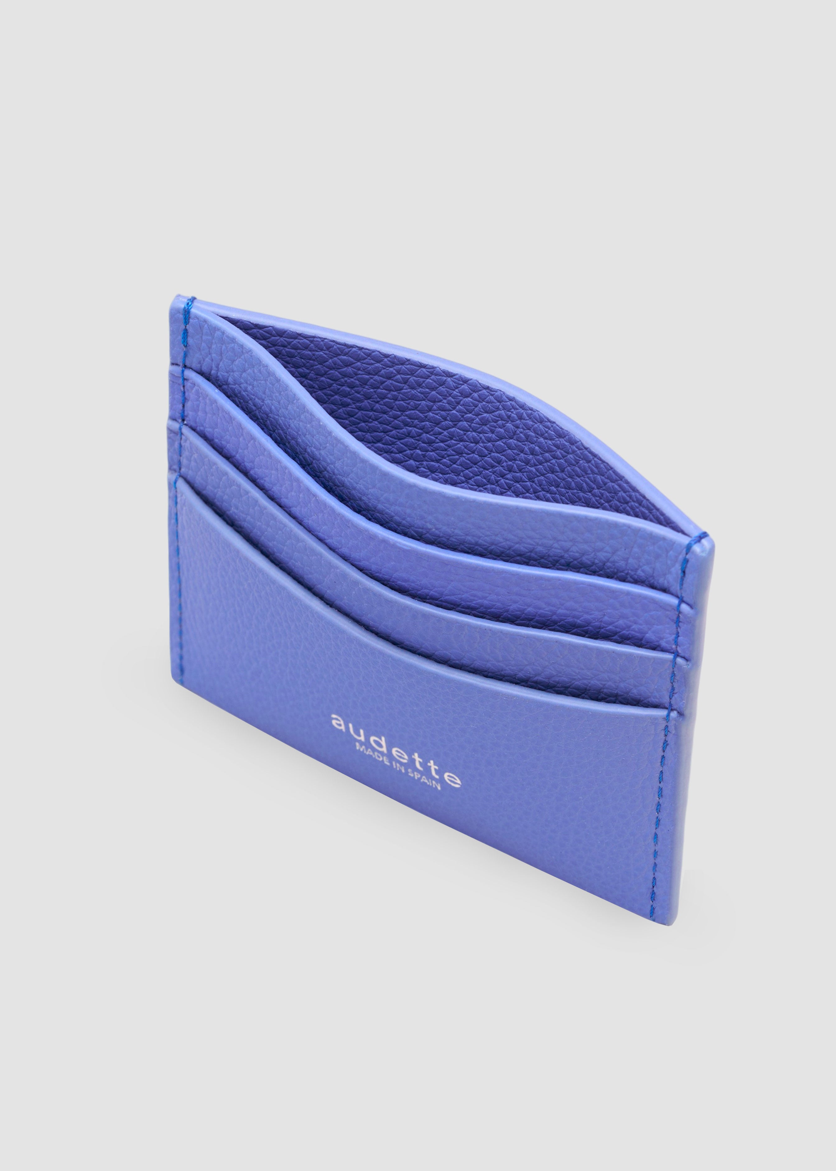 Cardholder - Violet Blue Grained