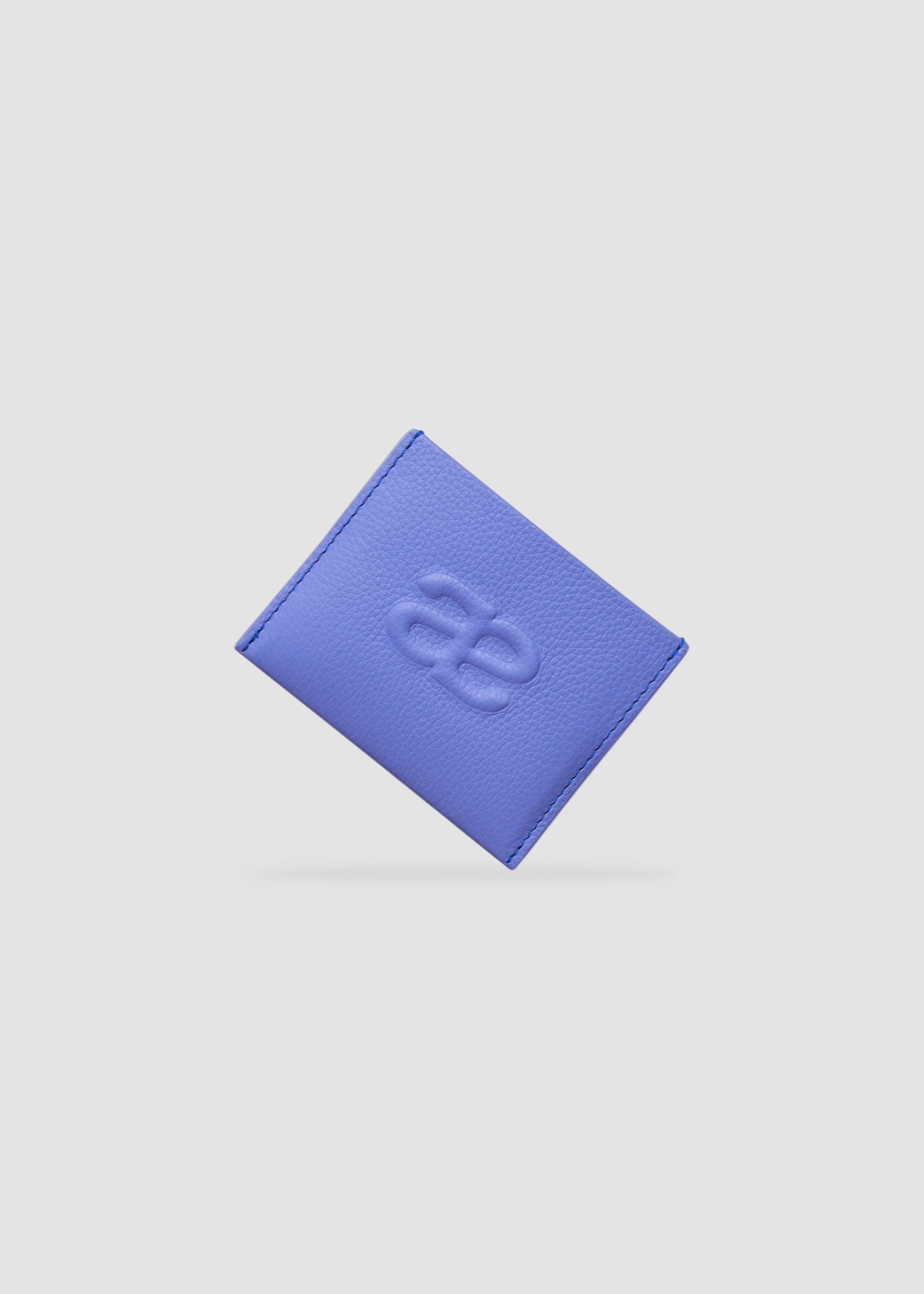 Cardholder - Violet Blue Grained