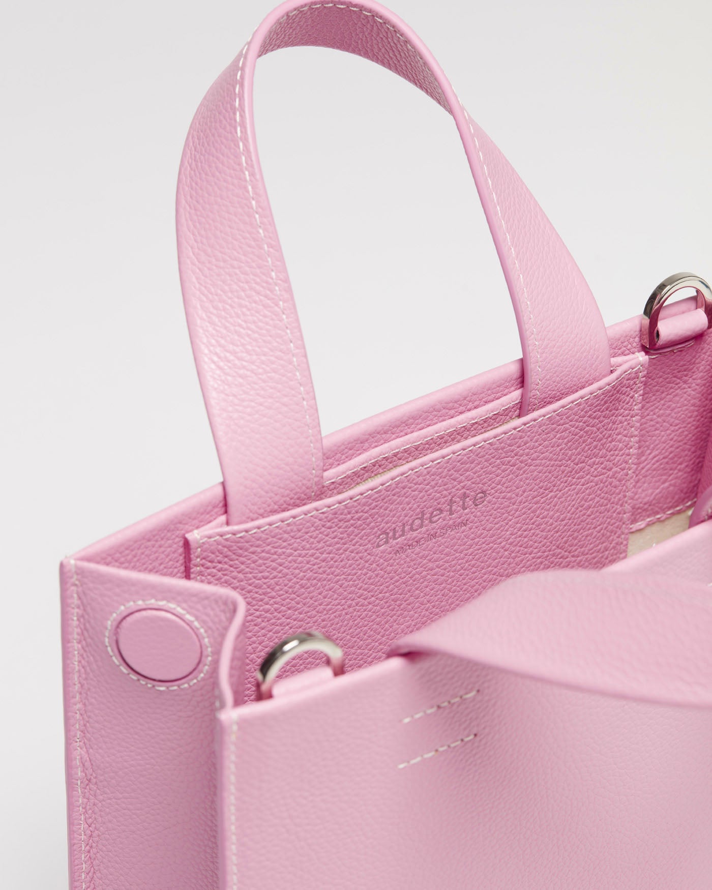 Tote - Pink Grained