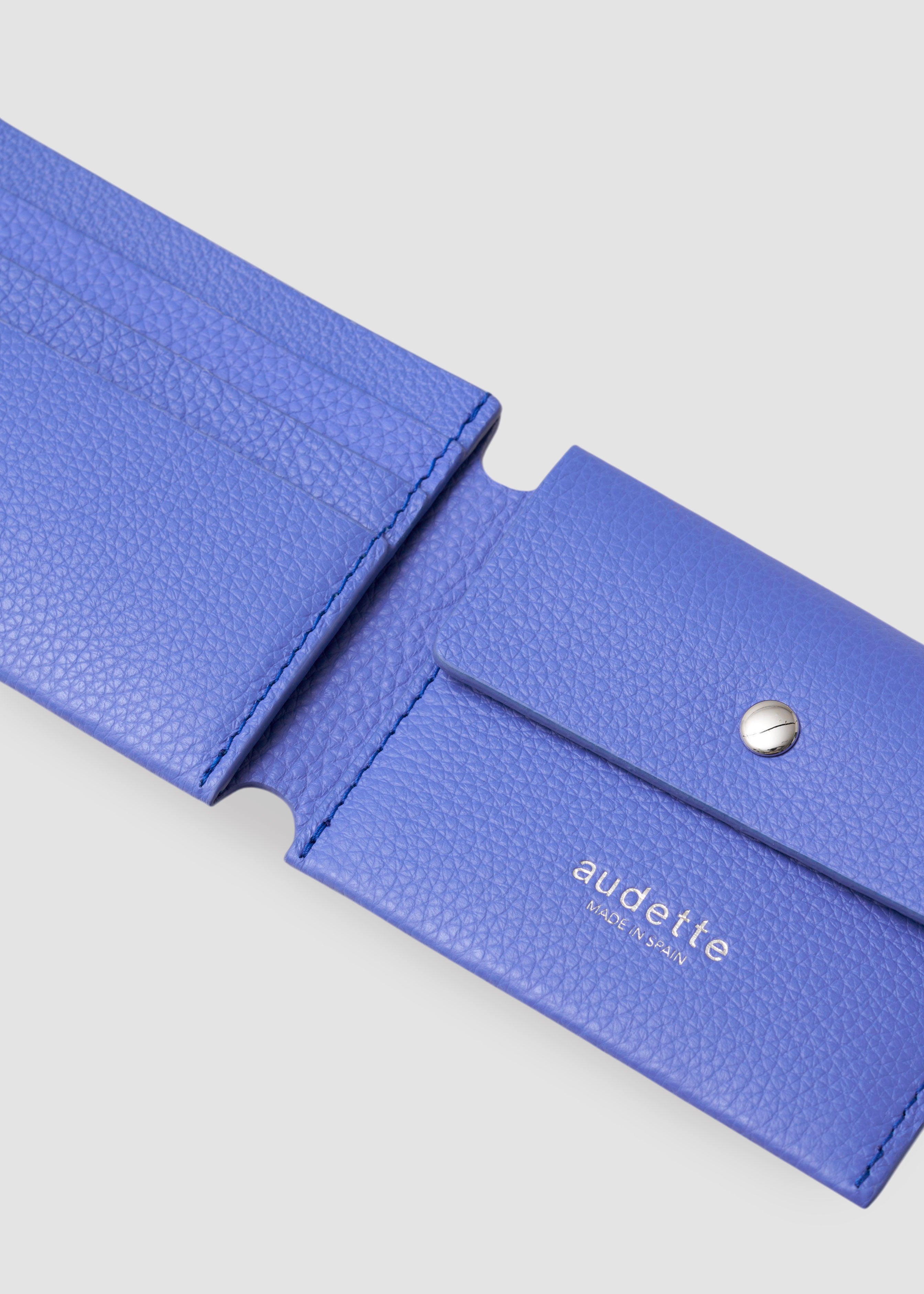 Wallet - Violet Blue Grained