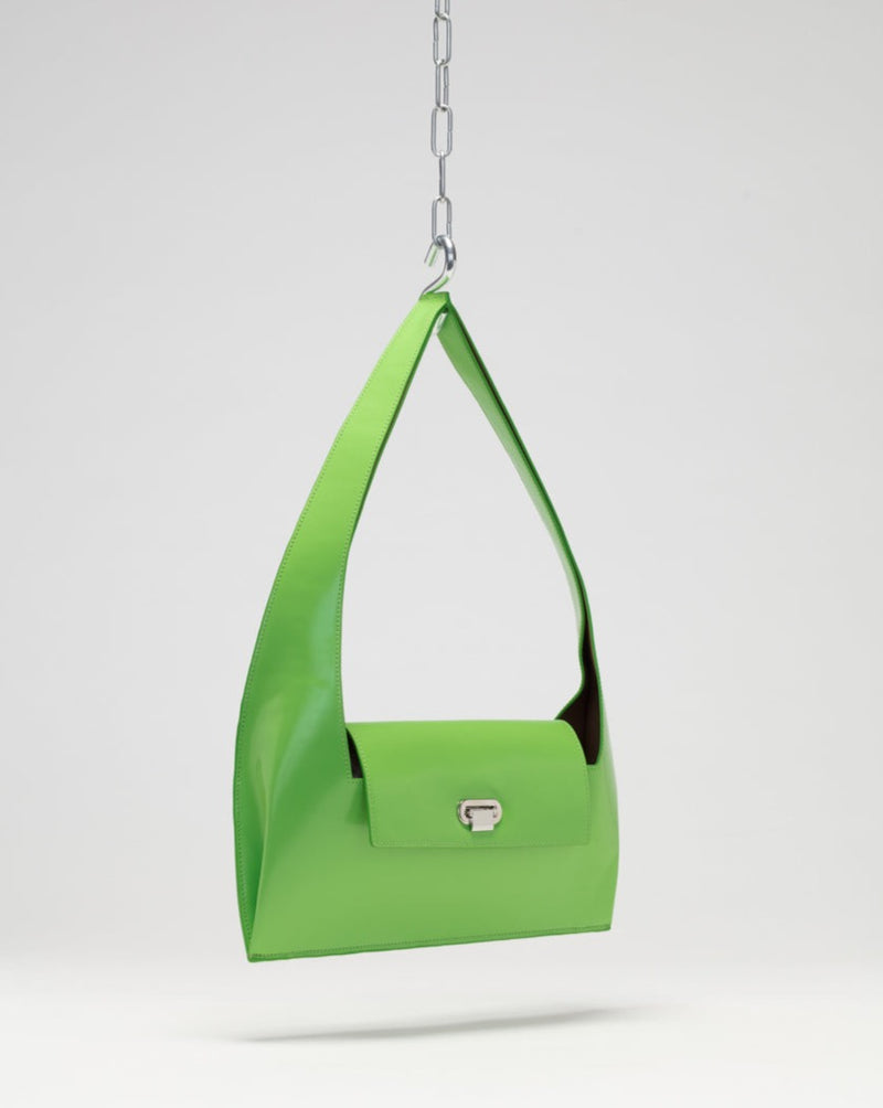 Baguette - Flashy Green Boxcalf