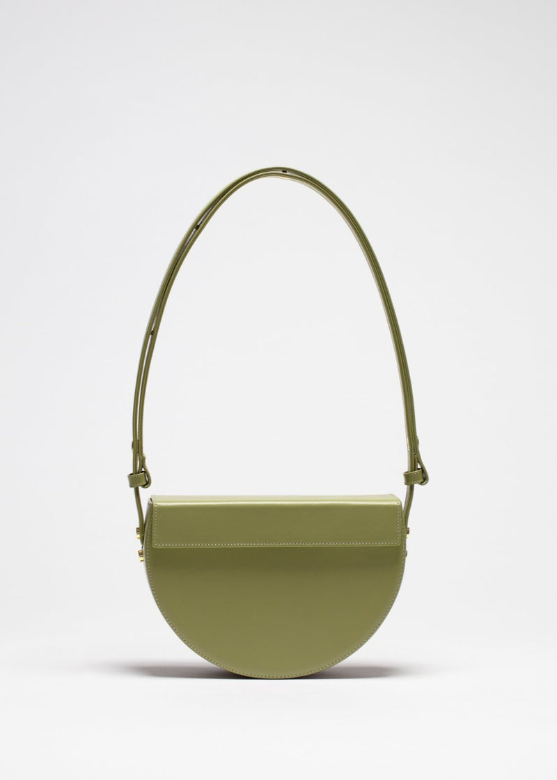 Olive Structured Top Handle Bag, CHARLES & KEITH